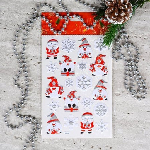 Наклейка новогодняя 25х14 Новый год / 610-276 /уп 12/600/ - Галеонтрейд фото 4