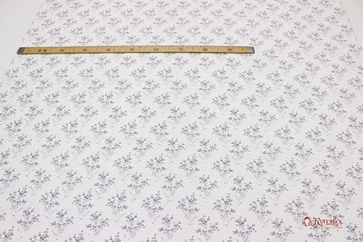 Плательный хлопок Рута душистая цв.серый, ш.1.5м, хлопок-100%, 115гр/м.кв - Купава фото 2