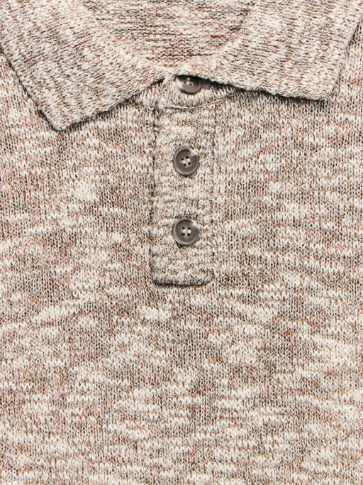 Джемпер из хлопка с воротником поло / Zarina