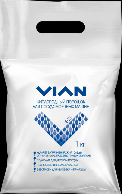 Порошок для посудомоечной машины VIAN, 1 кг фото 2