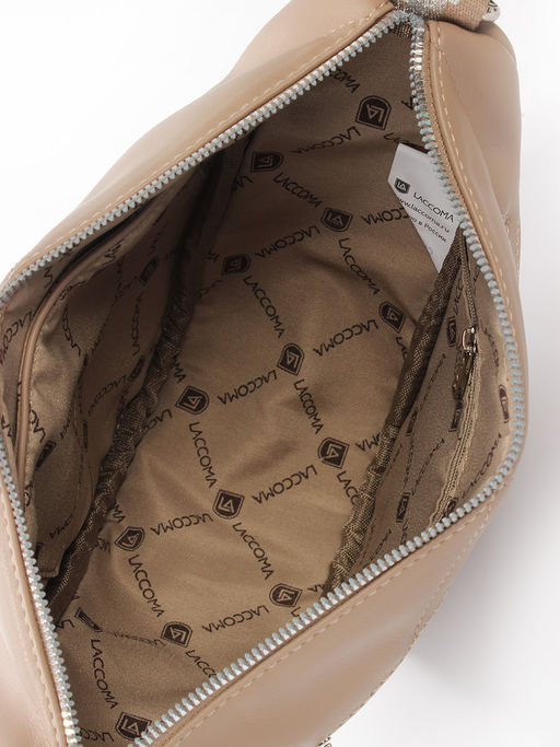 LACCOMA сумка Багира-Ф826-капучино эко кожа хлопок  фото 4