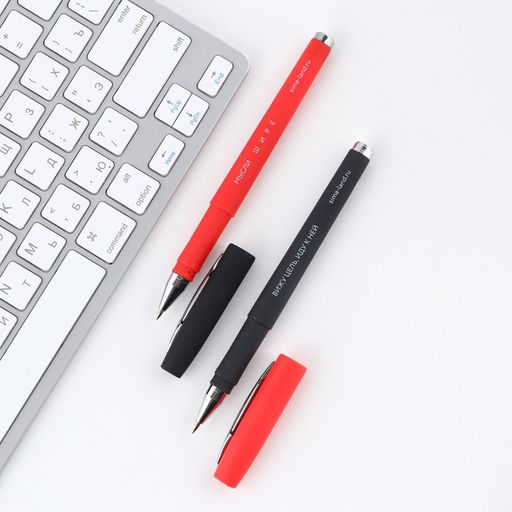 Ручка гелевая Мысли шире 2 шт, чёрная паста - Artfox фото 4