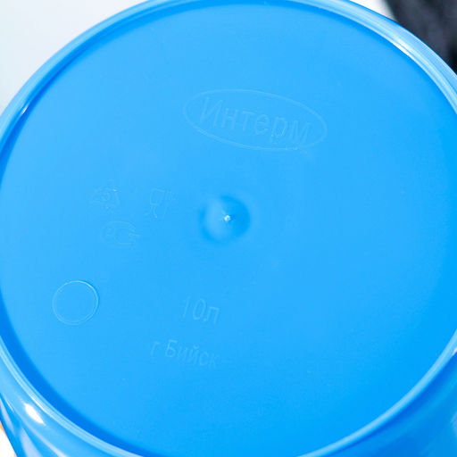 Ведро с крышкой и мерной шкалой, 10 л, d=27.3 см, h=28.7 см, МИКС