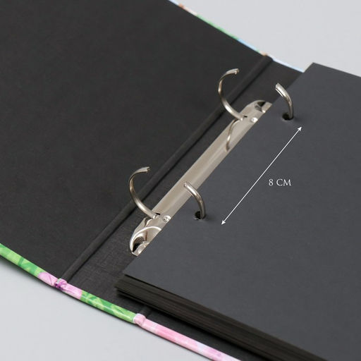 Фотоальбом на кольцах 25 листов Keep memories Любовь там, где в неё верят!, с наклейками, 19?27?3 см