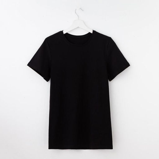 Футболка женская MIST basic, размер 40-42, чёрная