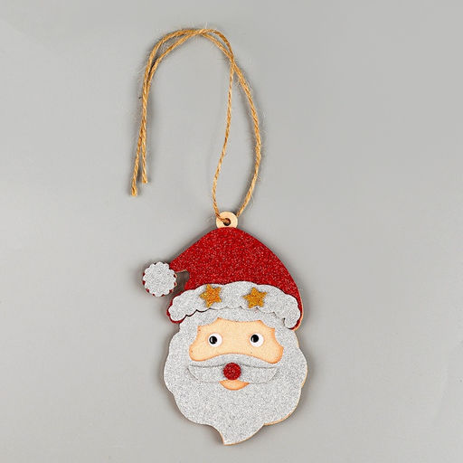 Новогоднее украшение Дед мороз, на клеевой основе - Simaland фото 3