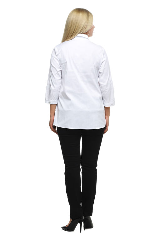 Блуза белая офисная - Olsi фото 6