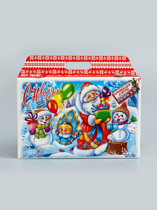 Цена за 2 шт. Подарочная новогодняя коробка «Новогодняя елка», 31×6.5×21.5 см