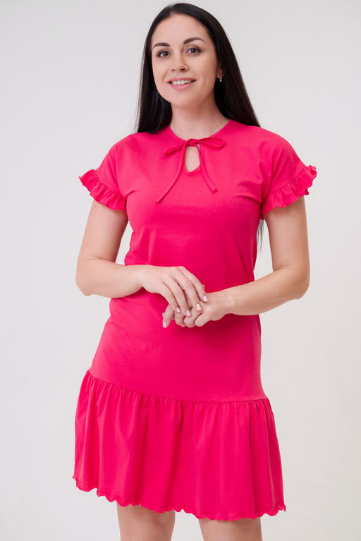 Платье женское из кулирки Чейси 2 малиновый