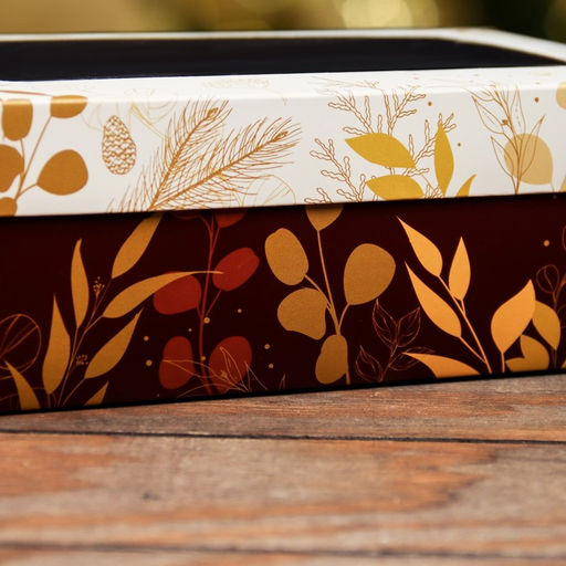 Цена за 5 шт. Коробка складная, крышка-дно, с окном Merry Christmas 24 х 17 х 8 см - UPAK LAND фото 3