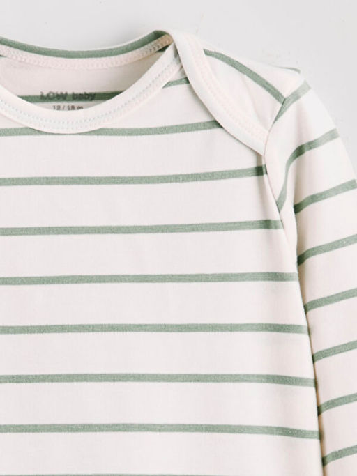 Bask?l? Erkek Bebek ??t??tl? Body