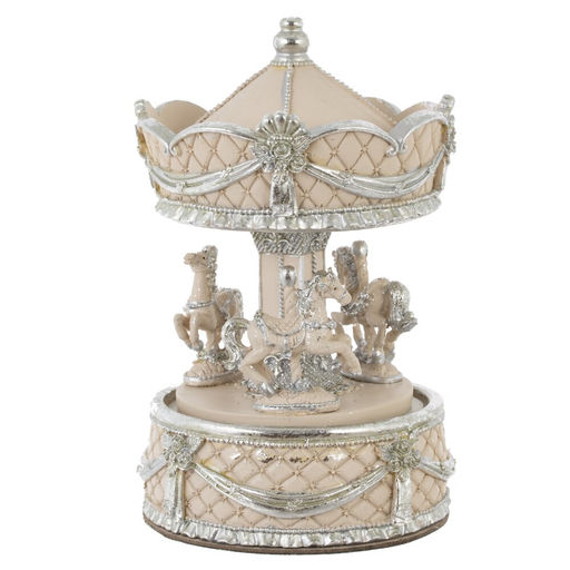 Фигурка декоративная "Карусель" (муз, движ), L10,5 W10,5 H17 см