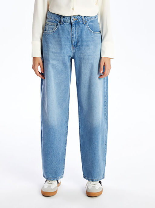 Balloon Fit Kad?n Jean Pantolon