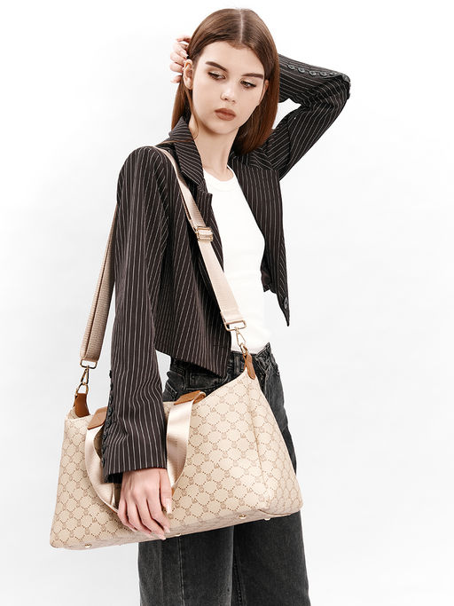 LACCOMA сумка AC89100-мишки бежевый эко кожа