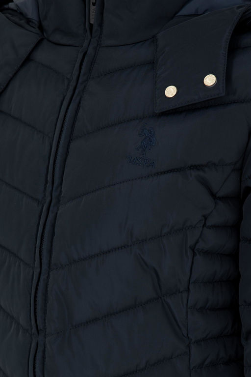 Женское темно-синее пальто Неожиданная скидка в корзине - U.s. polo assn фото 7