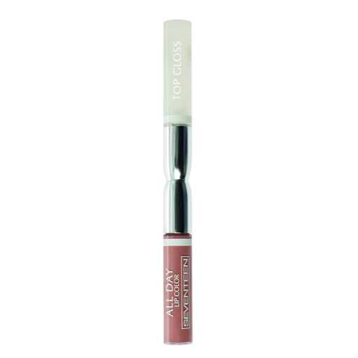 Жидкая стойкая помада-блеск All day lip color & top gloss, 02 Розовый беж 51191002