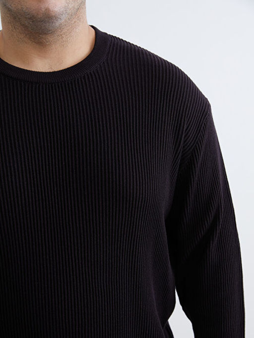 Bisiklet Yaka Erkek Triko Kazak