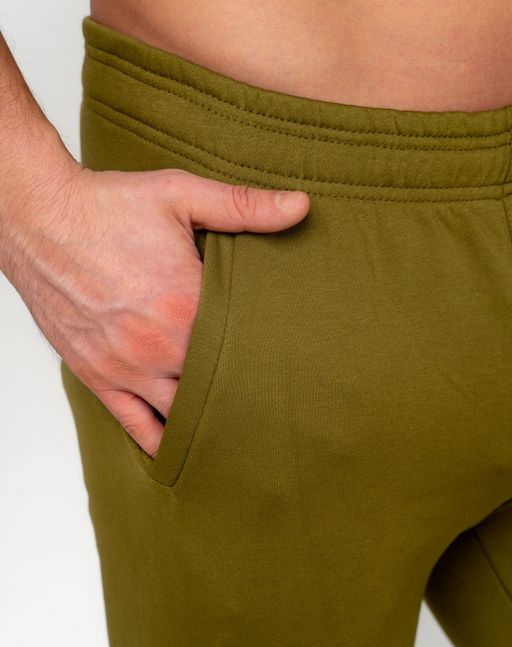 Брюки футер 3-х нитка петля  .арт.653/2-2,хаки - Binita фото 4