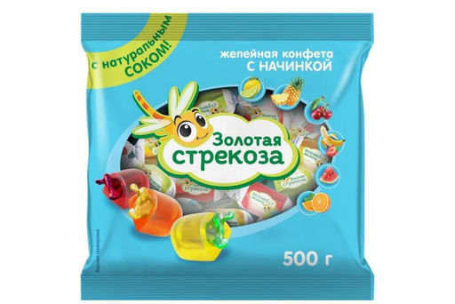 Конфеты желейные Золотая стрекоза (упаковка 0,5 кг) - Яшкино фото 2