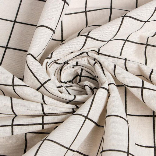 Скатерть «Доляна. Клетка», 145×200±3 см,100% п/э, рогожка 130 г/м