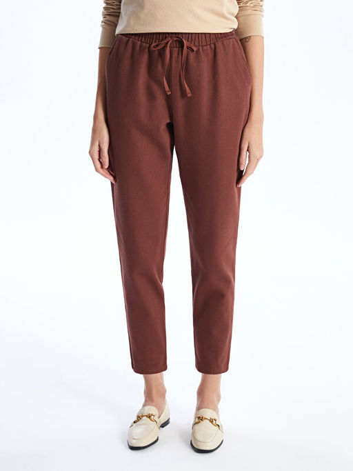 Beli Lastikli Standart Fit Kad?n Pantolon
