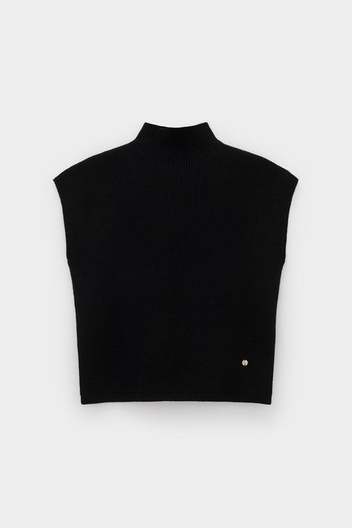 ЕВ 30235/ш/черный жилет жен