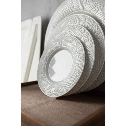 Тарелка фарфоровая десертная Magistro Сrotone, d=18 см, цвет белый  фото 12