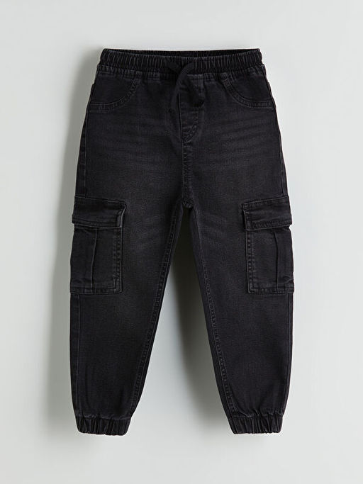 Beli Lastikli Erkek ?ocuk Jogger Jean Pantolon