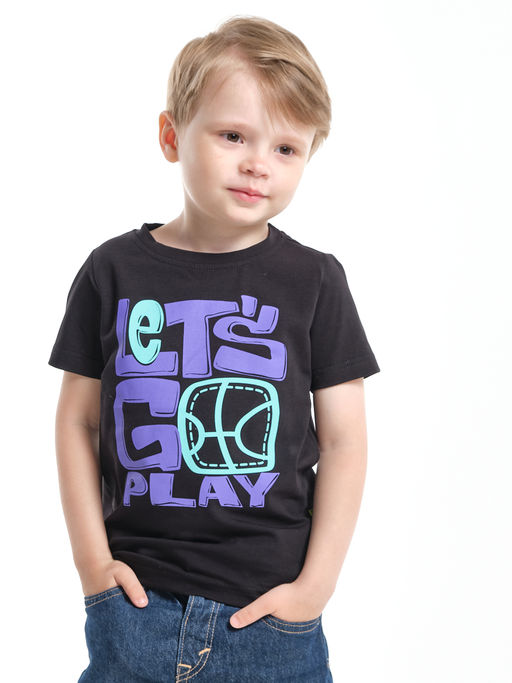 Футболка с принтом UD 7425 черный - Mini maxi фото 3