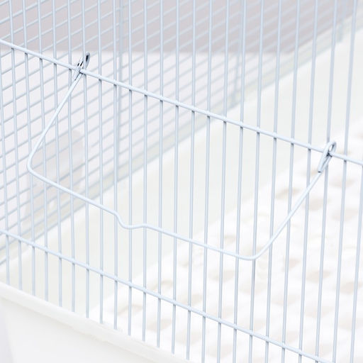 Клетка для грызунов с выдвижными поддонами 60 х 35 х 47 см, белая - Пижон фото 6