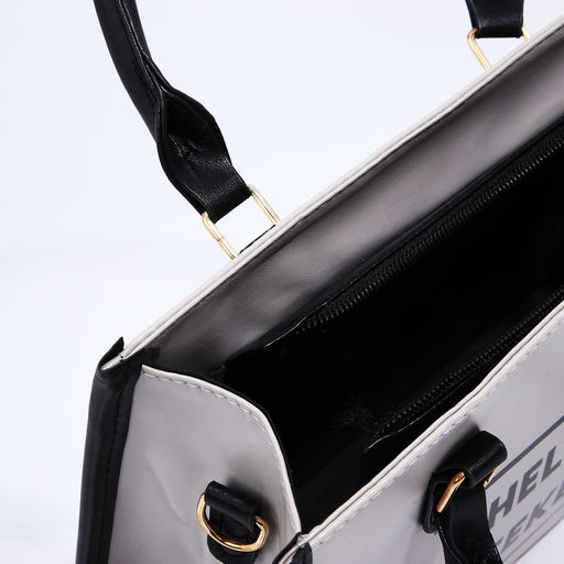 Сумка-тоут на молнии, цвет серый - Simaland фото 8