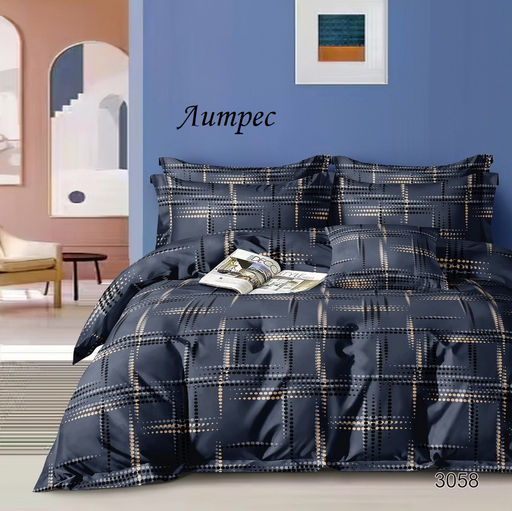 Комплект постельного белья Литрес, Бязь Премиум с эффектом антипиллинг семейный