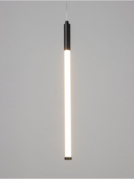 Светильник потолочный BayerLux «Крайс», LED, 15 Вт, 4000К, черный, 10×10×51.5-200 см