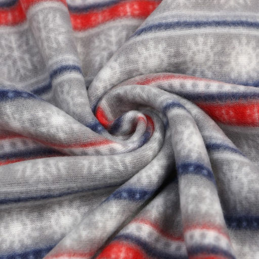 Плед новогодний Экономь и Я Новогодний узор 150?130 см, пл.160 г/м?, 100% п/э