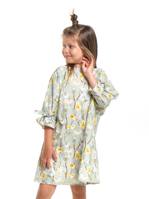 Платье нарядное хлопковое UD 7947 цветы - Mini maxi фото 10