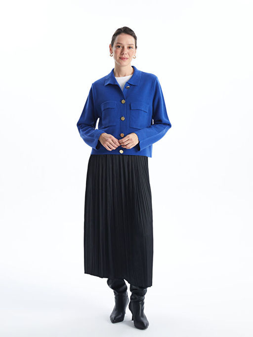 G?mlek Yaka Kad?n Triko H?rka