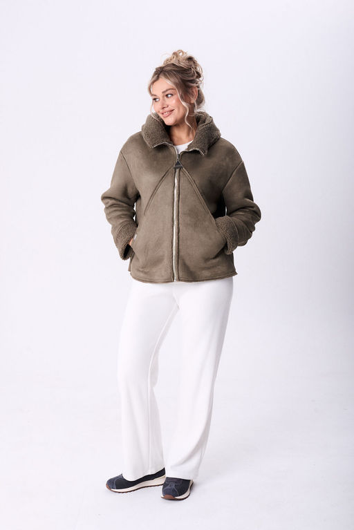 Дубленка Diamant 2121 олива