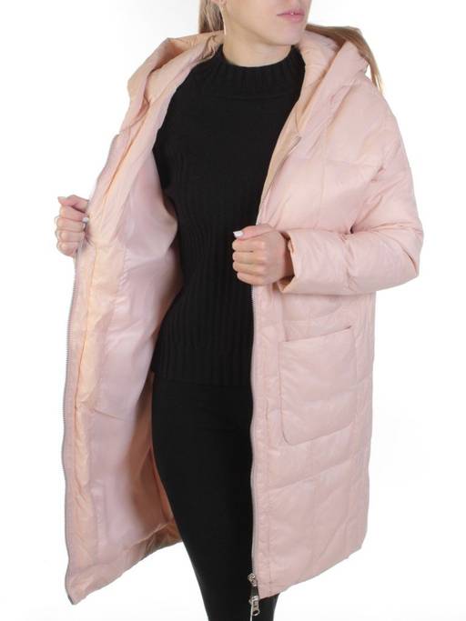 8808 PINK Пальто женское демисезонное (100 гр. синтепон) - Fashion фото 8