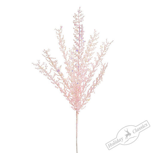 Ветка папоротника нефролепис Даффии розовая, 80 см