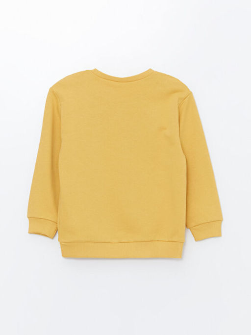 Bisiklet Yaka Bask?l? Erkek Bebek Sweatshirt - Waikiki фото 2