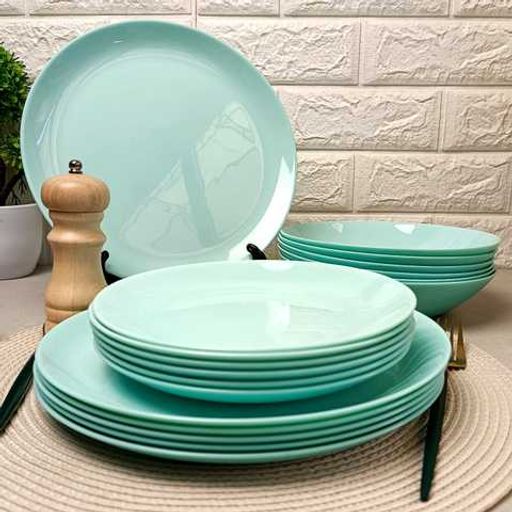 Набор столовый ДИВАЛИ ЛАЙТ ТЮРКУАЗ 18пр