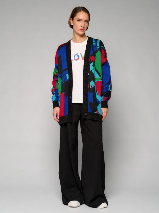 Кардиган женский 12411-54005 multicolor - Eleganzza фото 2