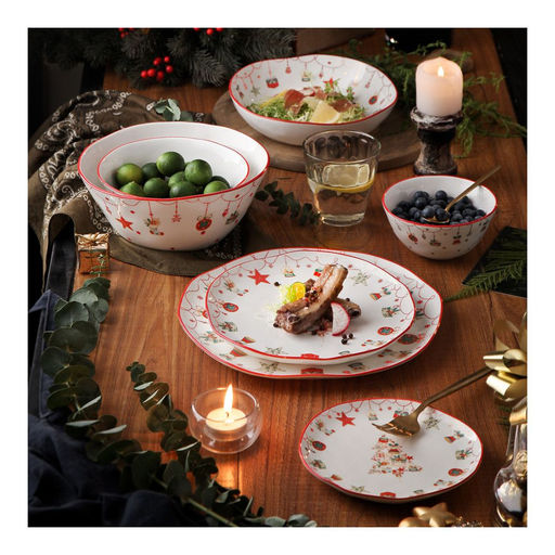 Блюдце Walmer Christmas, 0.07 л, цвет красный  фото 3