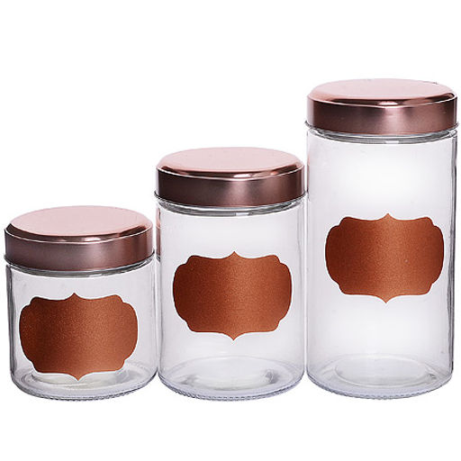 31063 Банки для сыпучих 3пр 0,85+1,25+1,7л.MB(х4) - Mayer&boch фото 2