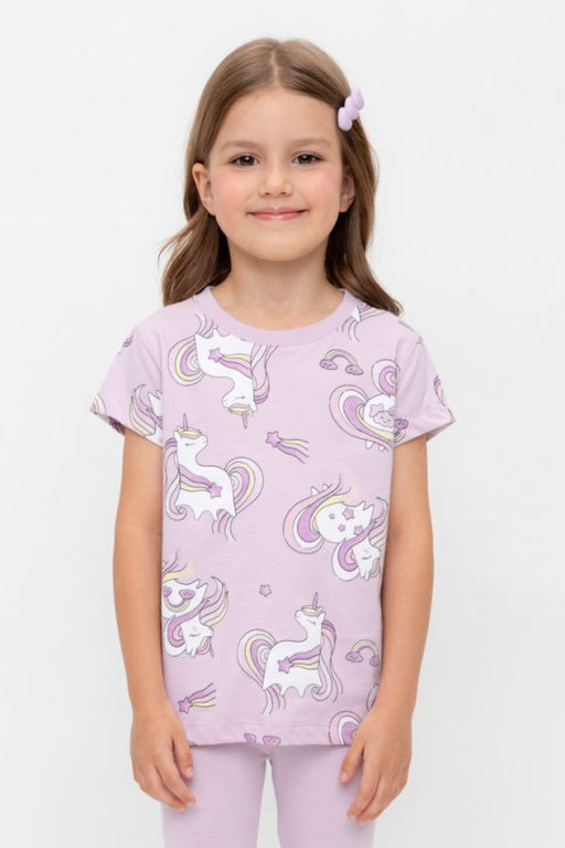 КР 302326/розово-сиреневый,сердечки к449 фуфайка для дев - Crockid фото 6
