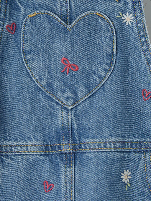 Nak??l? K?z ?ocuk Jean Salopet