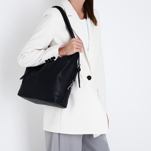 Сумка-мешок на молнии, цвет синий - Simaland фото 3