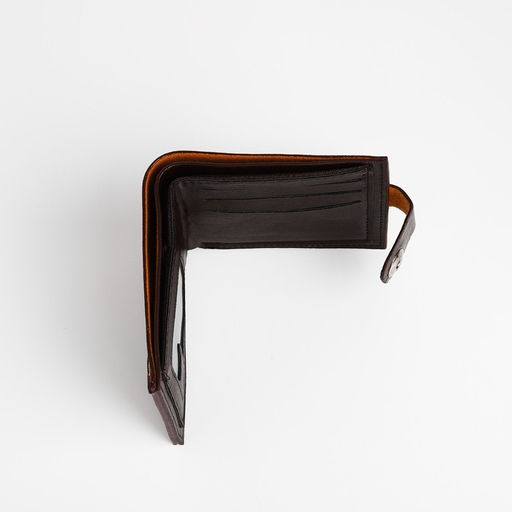 Портмоне мужское на магните, отдел для купюр, для карт, для монет, цвет коричневый - Simaland фото 5