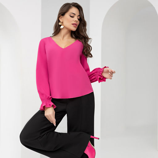 Блуза Принцесса из замка (яркая роза) - Charutti фото 7