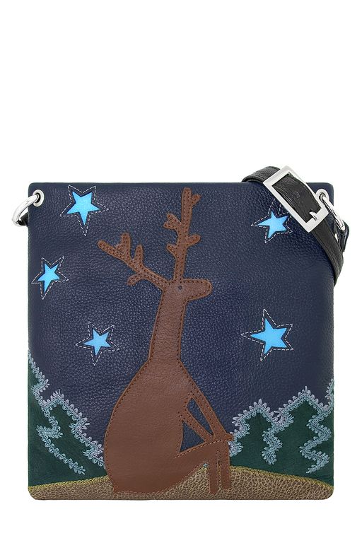 Сумка с аппликацией ЛИКВИДАЦИЯ КОЛЛЕКЦИИ ДС-144-120 черный